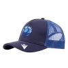 MACRON Scotland Adults Trucker Cap - Navy 2023 -Rugby Apparel scotland trucker cap navy front