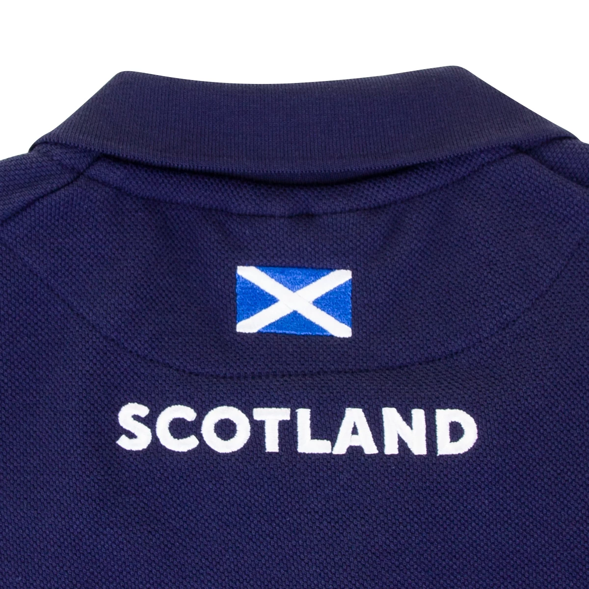 MACRON Scotland Womens Travel Polycotton Polo - Navy 2023 6 MACRON Scotland Womens Travel Polycotton Polo - Navy 2023 - Image 4