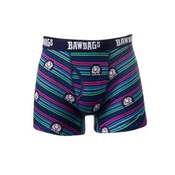 Bawbags Scotland Mens Striped Underwear - Navy