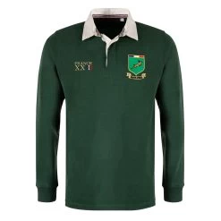 South Africa Mens World Cup Heavyweight Rugby Shirt - Bottle