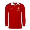 Tonga Mens World Cup Classic Rugby Shirt - Long Sleeve Red