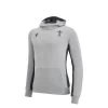 MACRON Wales Kids Travel Pullover Hoodie - Grey 2023 2 MACRON Wales Kids Travel Pullover Hoodie - Grey 2023 -Rugby Apparel wal kids pullover hoodie gry front