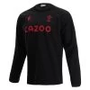 MACRON Wales Mens Training Contact Top - Black 2023 -Rugby Apparel wal m contact top blk front