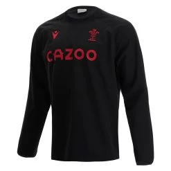 MACRON Wales Mens Training Contact Top - Black 2023