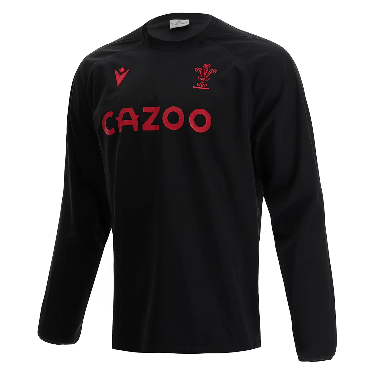 MACRON Wales Mens Training Contact Top - Black 2023 3 MACRON Wales Mens Training Contact Top - Black 2023