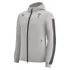 MACRON Wales Mens Travel Full Zip Track Top - Grey 2023 1 MACRON Wales Mens Travel Full Zip Track Top - Grey 2023 -Rugby Apparel wal men tracel track top grey front