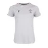MACRON Wales Womens Leisure Cotton Tee - Grey 2023 1 MACRON Wales Womens Leisure Cotton Tee - Grey 2023 -Rugby Apparel wal w leisure cotton gry front