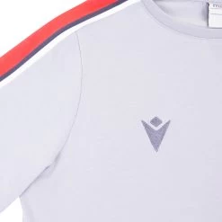 MACRON Wales Womens Leisure Cotton Tee - Grey 2023 -Rugby Apparel wal w leisure cotton gry macron