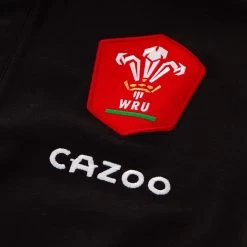 MACRON Wales Mens Classic Alternate Rugby Shirt - Long Sleeve Black 202 8 MACRON Wales Mens Classic Alternate Rugby Shirt - Long Sleeve Black 202 -Rugby Apparel wales alterante classic detail1