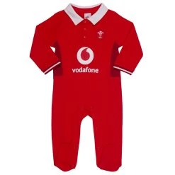 Wales Babies Sleepsuit - Red 2024