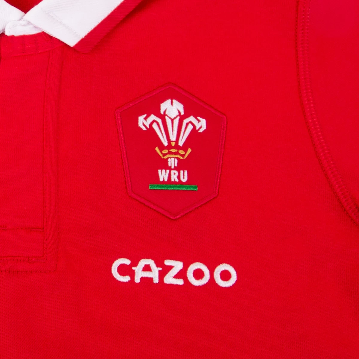 MACRON Wales Kids Classic Home Rugby Shirt - Long Sleeve Red 2023 5 MACRON Wales Kids Classic Home Rugby Shirt - Long Sleeve Red 2023 - Image 3