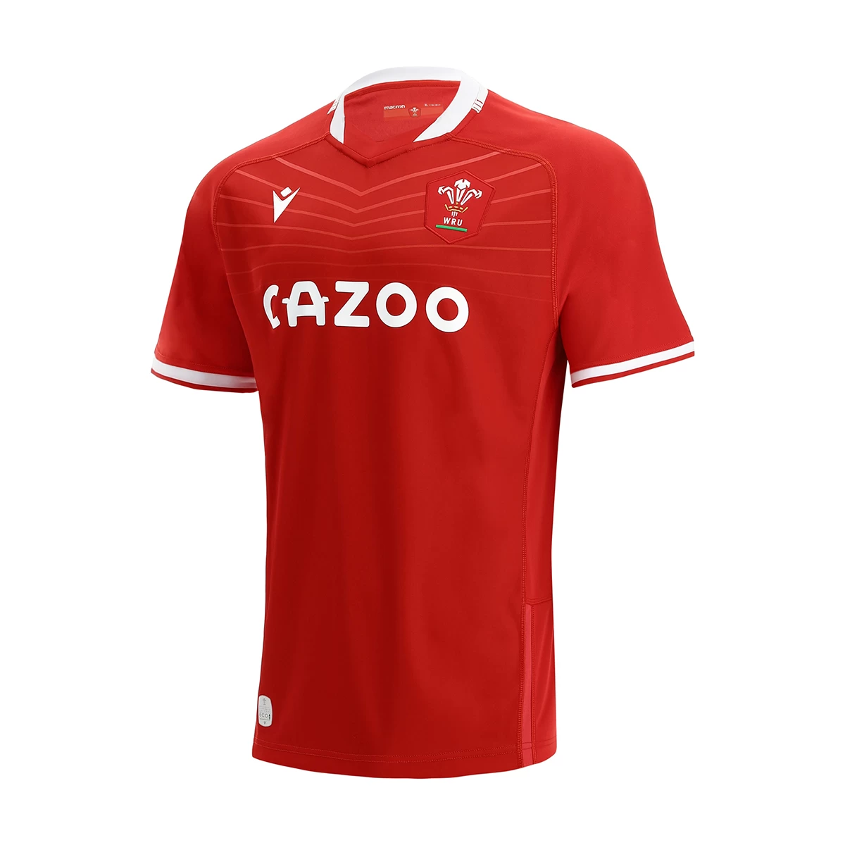 MACRON Wales Kids Home Rugby Shirt - Short Sleeve Red 2023 3 MACRON Wales Kids Home Rugby Shirt - Short Sleeve Red 2023