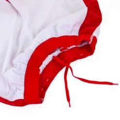 MACRON Wales Kids Home Rugby Shorts - White 2023 -Rugby Apparel wales kids home shorts waistband