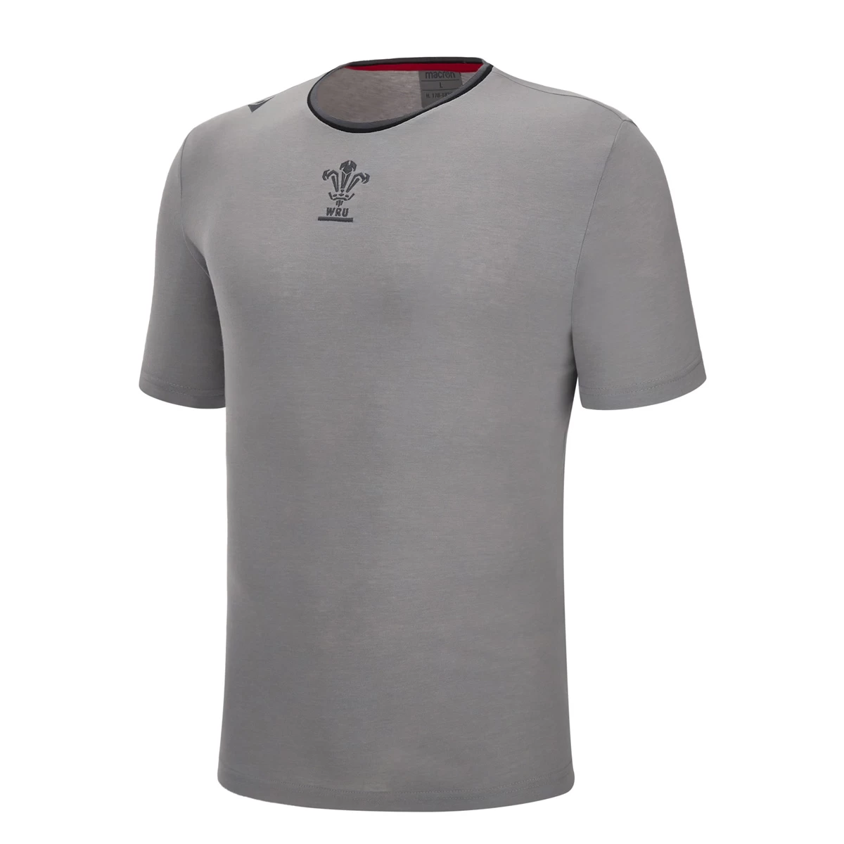 MACRON Wales Kids Leisure Cotton Tee - Grey 2023 3 MACRON Wales Kids Leisure Cotton Tee - Grey 2023
