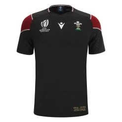 MACRON RWC 2023 Mens Wales 200 Years Of Rugby Training Gym T-Shirt