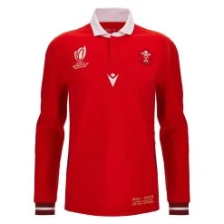 MACRON RWC 2023 Mens Wales 200 Years Of Rugby Classic Home Shirt