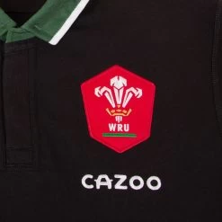 MACRON Wales Mens Classic Alternate Rugby Shirt - Short Sleeve 2023 -Rugby Apparel wales mens classic away rugby shirt badge