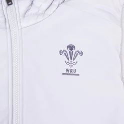 MACRON Wales Mens Gilet - Grey 2023 -Rugby Apparel wales mens gilet grey badge