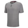 MACRON Wales Mens Leisure Cotton Tee - Grey 2023 1 MACRON Wales Mens Leisure Cotton Tee - Grey 2023 -Rugby Apparel wales mens leisure tee grey front