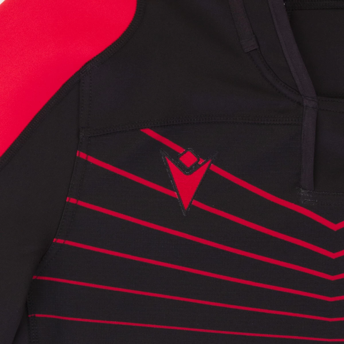 Macron Wales Mens Training Jersey - Black 6 Macron Wales Mens Training Jersey - Black - Image 4