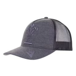 MACRON Wales Adults Trucker Cap - Grey 2023